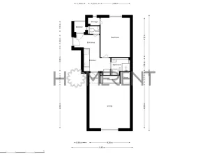 Pronájem bytu 2+1, Praha - Břevnov, 8. listopadu, 53 m2