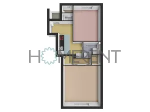 Pronájem bytu 2+1, Praha - Břevnov, 8. listopadu, 53 m2