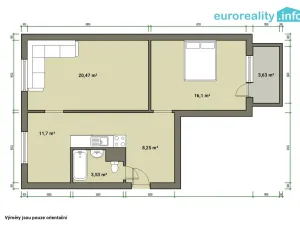 Prodej bytu 2+1, Sokolov, Jelínkova, 55 m2