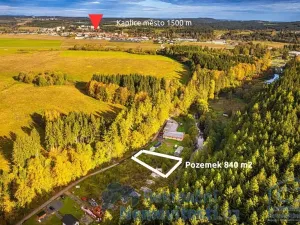 Prodej pozemku pro bydlení, Kaplice, 840 m2