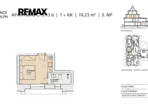 Prodej bytu 1+kk, Rokytnice nad Jizerou, 18 m2