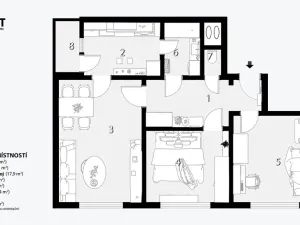 Prodej bytu 3+1, Brno, Mendlovo náměstí, 68 m2