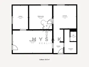 Prodej bytu 3+1, Třeboň - Třeboň II, Táboritská, 67 m2