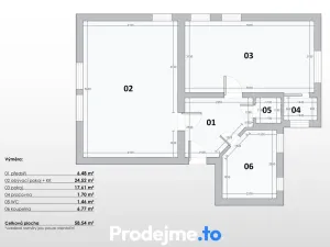 Pronájem bytu 2+kk, Praha - Smíchov, U Pernikářky, 59 m2