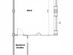 Pronájem obchodního prostoru, Havířov - Město, Mickiewiczova, 40 m2