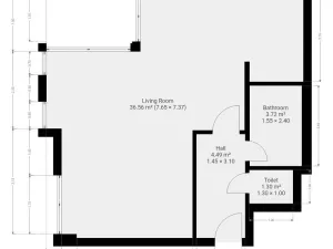 Pronájem bytu 1+kk, Praha - Košíře, Zahradníčkova, 46 m2
