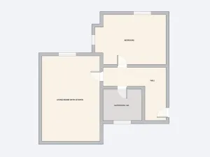 Pronájem bytu 2+kk, Praha - Holešovice, U garáží, 45 m2