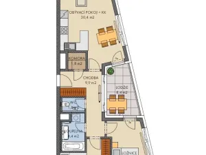 Prodej bytu 3+kk, Praha - Hlubočepy, Hugo Haase, 78 m2