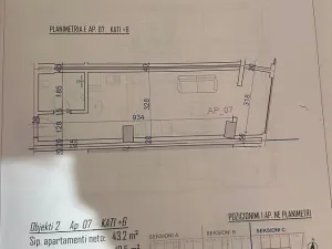 Prodej bytu 1+kk, Rruga Viena, Golem, Albánie, 37 m2