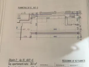 Prodej bytu 1+kk, Rruga Viena, Golem, Albánie, 37 m2
