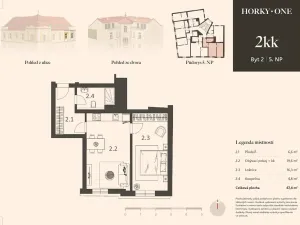 Prodej bytu 2+kk, Praha - Nusle, V Horkách, 47 m2