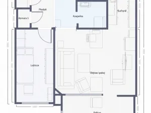 Prodej bytu 2+kk, Brno, Oderská, 67 m2