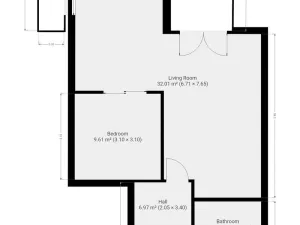 Pronájem bytu 2+kk, Praha - Libeň, Davídkova, 57 m2