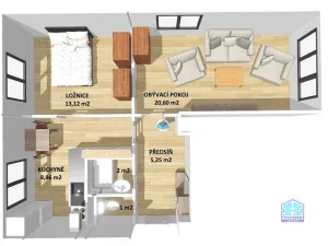 Prodej bytu 2+1, Plzeň - Lobzy, Blatenská, 50 m2