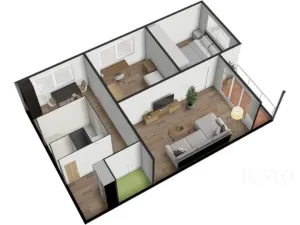 Prodej bytu 3+1, Bavorov, Na Sídlišti, 70 m2