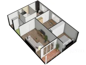 Prodej bytu 3+1, Bavorov, Na Sídlišti, 70 m2