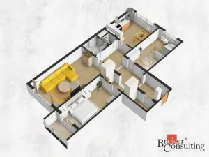 Pronájem bytu 3+1, Praha - Modřany, Urbánkova, 79 m2