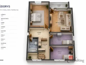 Prodej bytu 4+1, Zbůch, U Vlečky, 84 m2