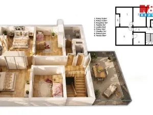 Prodej rodinného domu, Rychnov nad Kněžnou, Městská Habrová, 144 m2