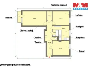 Prodej bytu 3+1, Mariánské Lázně, Lužická, 68 m2