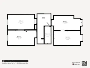 Pronájem bytu 3+1, Praha - Libeň, Sokolovská, 79 m2