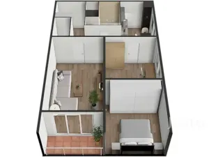 Prodej bytu 3+1, Bavorov, Na Sídlišti, 70 m2