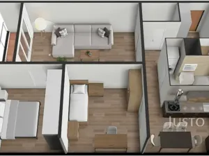 Prodej bytu 3+1, Bavorov, Na Sídlišti, 70 m2