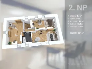 Prodej rodinného domu, Rostoklaty - Nová Ves II, 190 m2