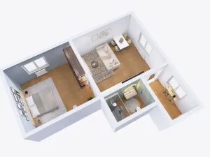 Pronájem bytu 1+1, Šumperk, Žerotínova, 45 m2