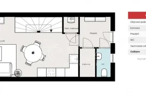 Prodej rodinného domu, Bašť, Brandýská, 88 m2