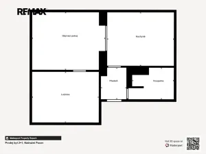 Pronájem bytu 2+1, Pacov, Nádražní, 56 m2