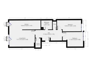 Pronájem bytu 3+kk, Praha - Žižkov, Na Viktorce, 70 m2