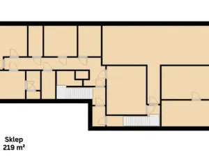 Prodej vícegeneračního domu, Zlín, třída Tomáše Bati, 1023 m2