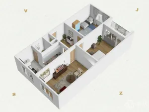 Pronájem bytu 3+1, Sokolov, Mánesova, 83 m2