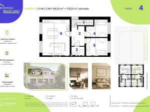 Prodej rodinného domu, Jirny, 70 m2