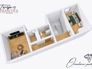 Pronájem bytu 2+1, Prostějov, Sádky, 38 m2