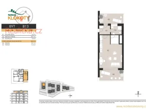 Prodej bytu 1+kk, Tábor - Klokoty, Jaroslava Vacka, 50 m2