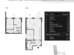 Prodej bytu 4+kk, Brno, Košuličova, 119 m2