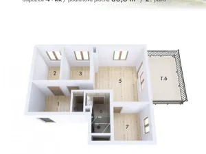 Prodej bytu 4+kk, Brno - Horní Heršpice, Pražákova, 82 m2