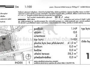 Prodej bytu 1+kk, Praha - Dolní Měcholupy, Honzíkova, 41 m2