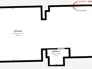 Pronájem obchodního prostoru, Jablonec nad Nisou, Podhorská, 49 m2
