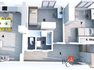 Prodej bytu 3+kk, Chrudim - Chrudim IV, V Hliníkách, 68 m2