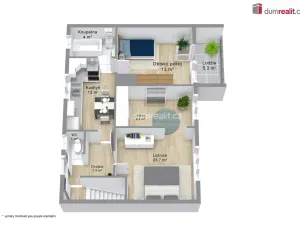 Prodej rodinného domu, Dolní Rychnov, Černý vrch, 144 m2
