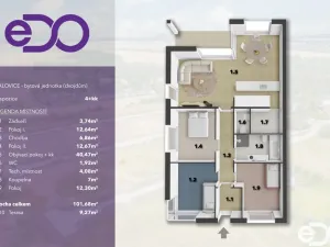 Prodej rodinného domu, Dalovice, 102 m2