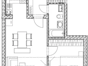 Pronájem bytu 2+kk, Brno, Anenská, 47 m2
