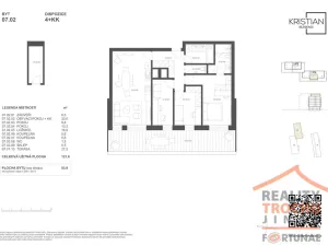 Prodej bytu 4+kk, Hradec Králové, Pod Zámečkem, 93 m2