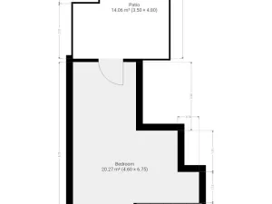 Pronájem bytu 2+kk, Praha - Libeň, Andrštova, 55 m2