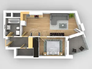 Pronájem bytu 2+kk, Praha - Stodůlky, Ferrariho, 60 m2