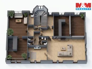 Prodej činžovního domu, Chomutov, Husova, 308 m2