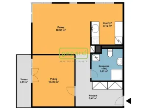 Prodej bytu 2+kk, Praha - Zbraslav, Jaromíra Vejvody, 55 m2